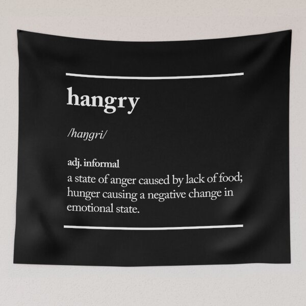 Item preview, Hangry designed and sold by MotivatedType.