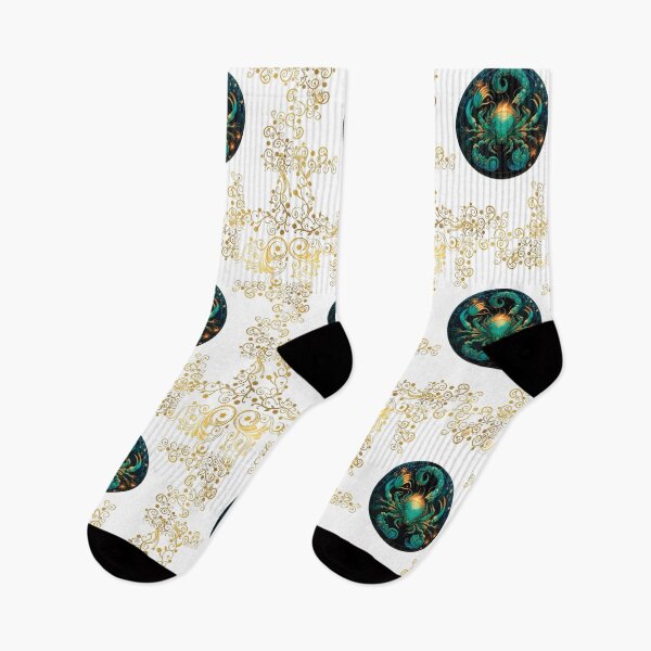 Item preview, CANCER ZODIAC SIGN ON BLACK AND WITHOUT FONT designed and sold by ORIGENcreate.