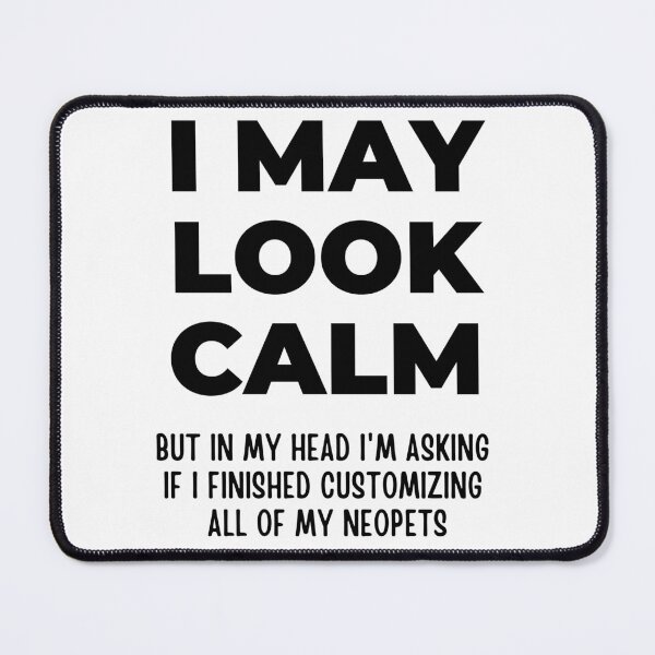 Item preview, I May Look Calm designed and sold by Broncory.
