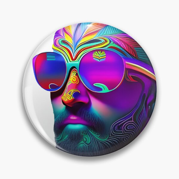 Item preview, Franklin The Psychedelic Man designed and sold by Solotrope.