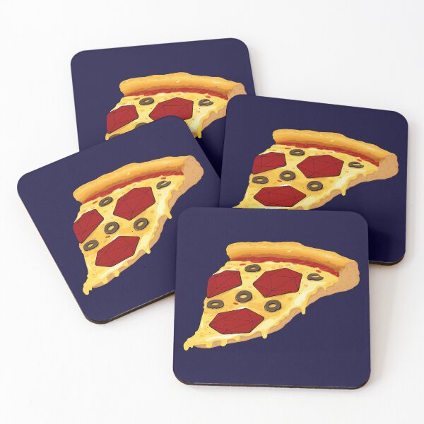 Artikelvorschau, Stück Pizza D20 entworfen und verkauft von CraftyOgre.