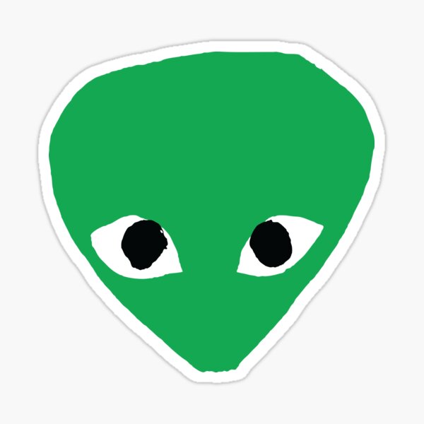supreme alien sticker