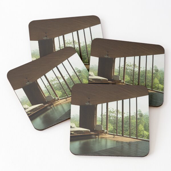 Item preview, Forest Modern Interior with Nature Views designed and sold by bryanchvzz.