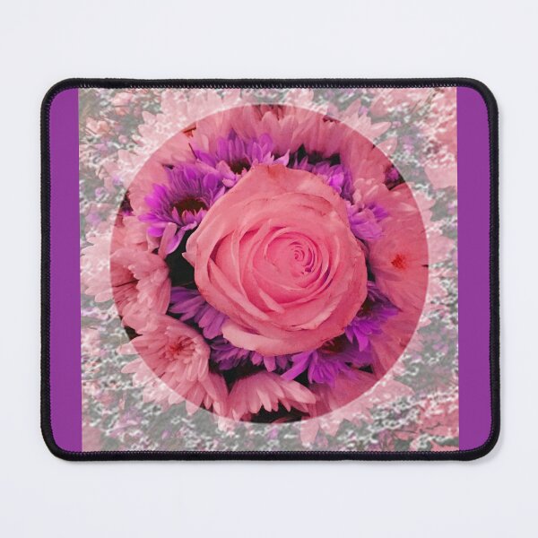 Item preview, Romantic Peach Pink Rose bouquet with lace by Iritof designed and sold by iritof.