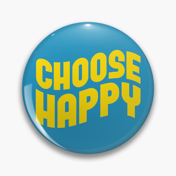 Item preview, Choose Happy Inspirational Text, Yellow on Teal designed and sold by sweetbelle.