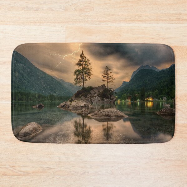 Item preview, Beautiful Waters Lake Island Landscape Thunderstorm For Nature Lovers designed and sold by kris-money.