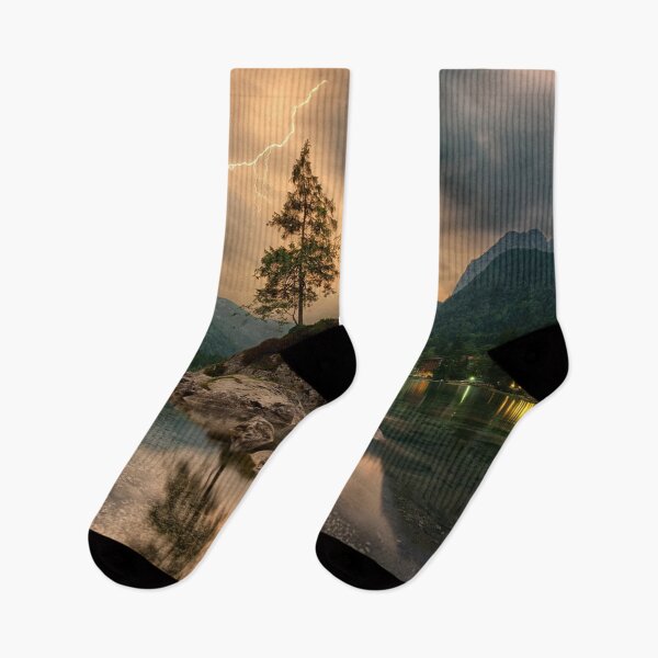 Item preview, Beautiful Waters Lake Island Landscape Thunderstorm For Nature Lovers designed and sold by kris-money.