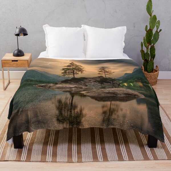 Item preview, Beautiful Waters Lake Island Landscape Thunderstorm For Nature Lovers designed and sold by kris-money.