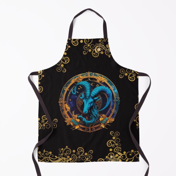 Item preview, CAPRICORN ZODIAC SIGN ON BLACK AND WITHOUT FONT designed and sold by ORIGENcreate.