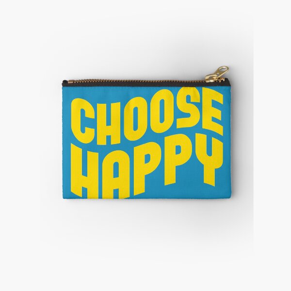 Item preview, Choose Happy Inspirational Text, Yellow on Teal designed and sold by sweetbelle.