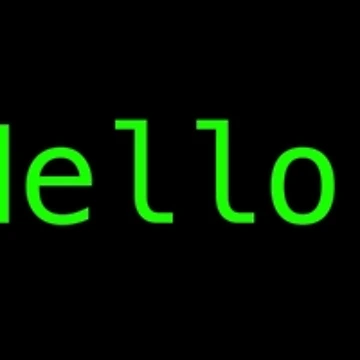 Artwork thumbnail, Python code - print('Hello World') - Hello World coding by softbluehum