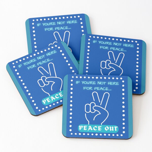 Item preview, Peace Out Graphic  designed and sold by NorthArtCreate.
