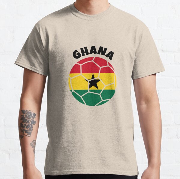 Ghana Soccer Jersey Ghanaian Football Shirt Flag Kids T-Shirt