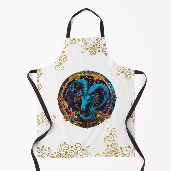 Item preview, CAPRICORN ZODIAC SIGN ON BLACK AND WITHOUT FONT designed and sold by ORIGENcreate.