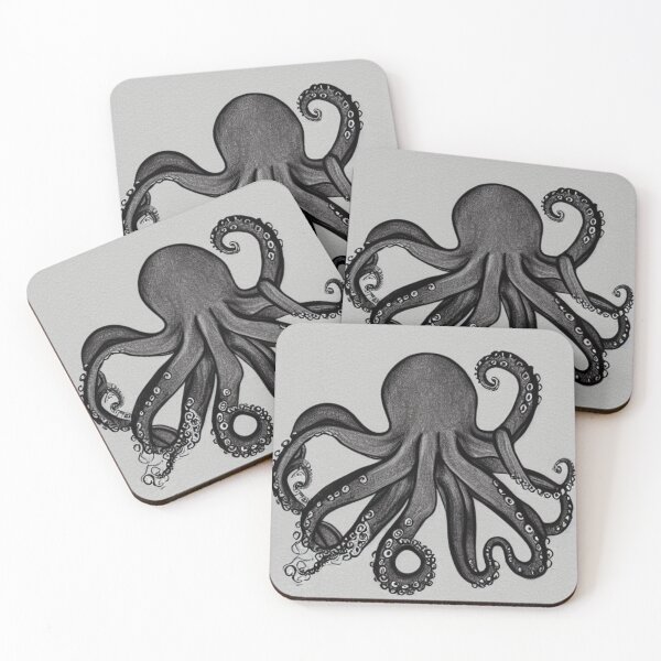 Item preview, Octopus Sketch designed and sold by SquishStitches.