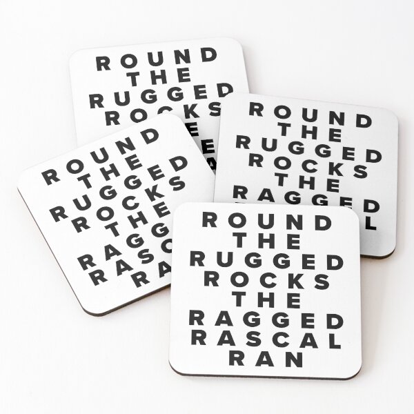 Item preview, Round The Rugged Rocks The Ragged Rascal Ran designed and sold by Texterns.