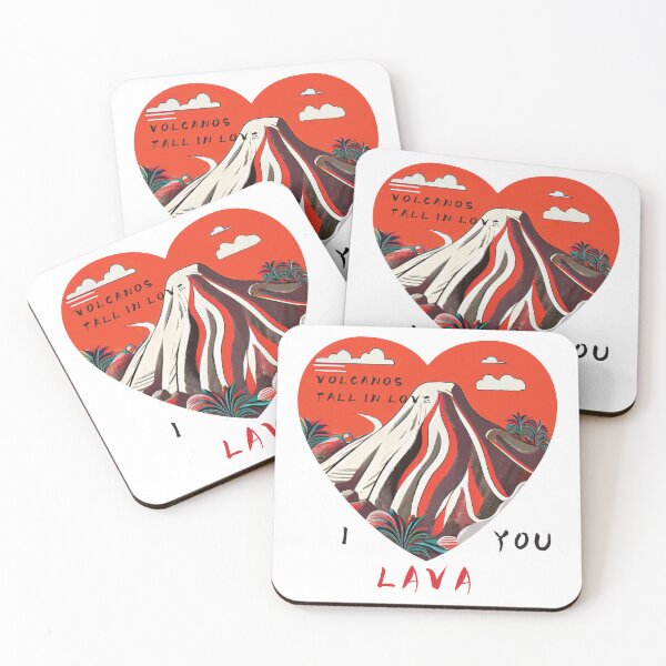 Item preview, Valentine's Day | Love | Volcano | I love you | I lava you | love expression | Volcanos fall in love designed and sold by ArtPowTech.