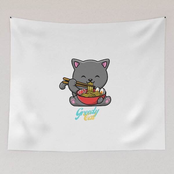 Item preview, greedy cat designed and sold by wardler.