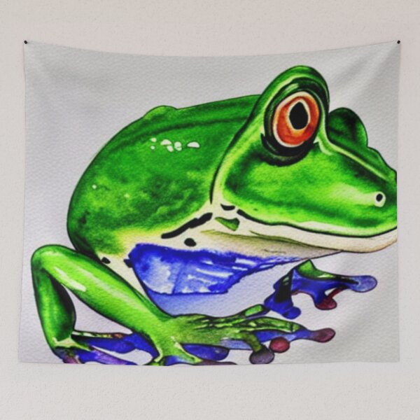 Item preview, Funky Frog designed and sold by SquishStitches.