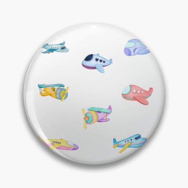 Item preview, Watercolor Cartoon Airplanes designed and sold by silviaol.