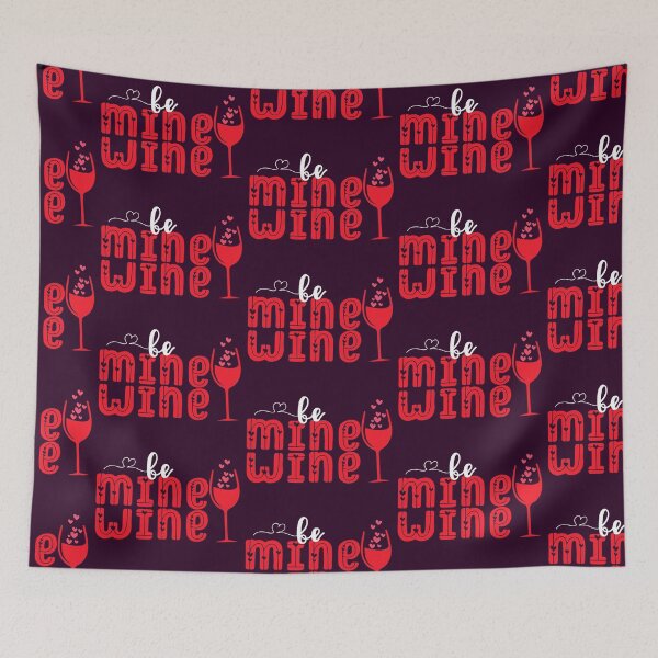 Item preview, Be Mine, Valentine Gift for Wine Lover designed and sold by Sunnyhova.
