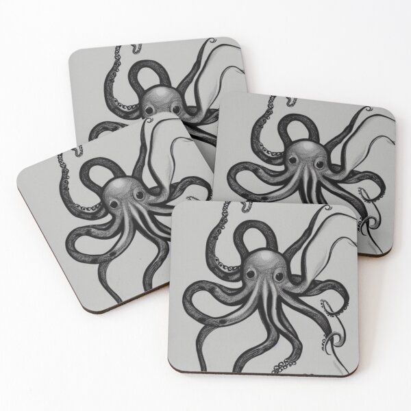 Item preview, Sketched Octopus designed and sold by SquishStitches.