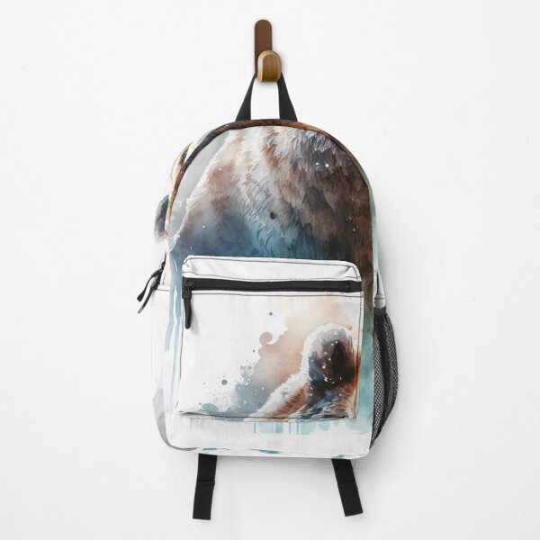 Artikelvorschau, Grizzly Bär Aquarell Kunstdruck, Grizzly Bär Malerei WandKunst Dekor entworfen und verkauft von Globuwear.