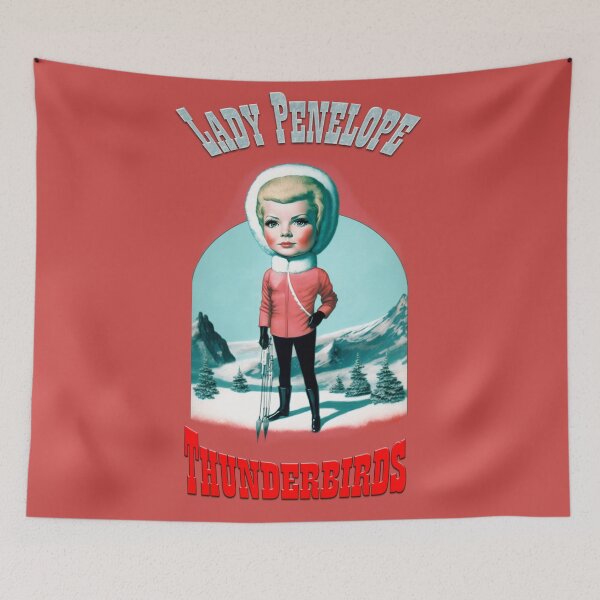 Item preview, Lady Penelope shredding the slopes designed and sold by Hellbent Media.
