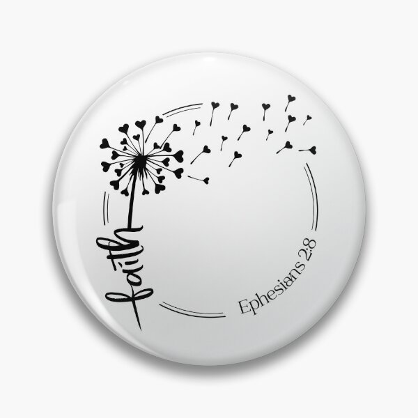 Item preview, Christian Dandelion design - faith - Ephesians 2:8 designed and sold by simplydesignart.
