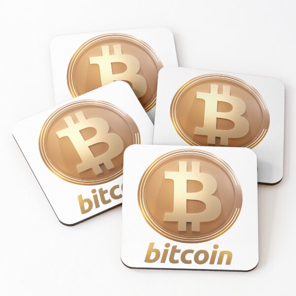 Item preview, Bitcoin logo and coin with font designed and sold by ColorCube1.