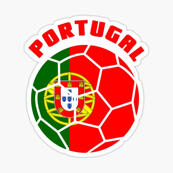Portugal national football team logo stickers in custom colors and