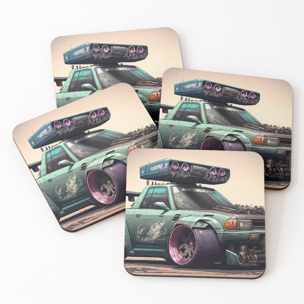 Item preview, Retro Off-Road Ute Modified with Giant Fog Lights designed and sold by ultra-cool.