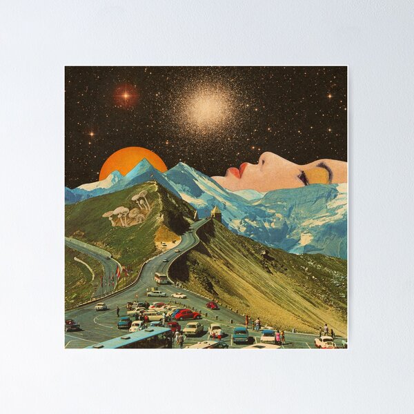 Item preview, Face on the mountain designed and sold by PeccinettiArt.