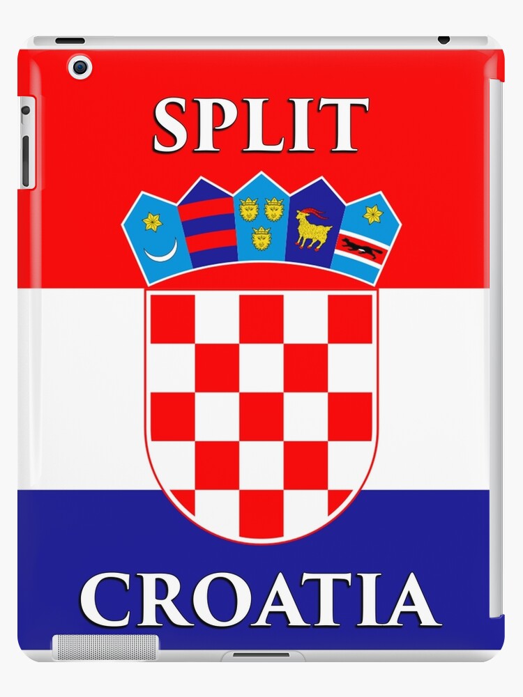 Split Croatia Croatian Flag Design Ipad Caseskin By Newnomads