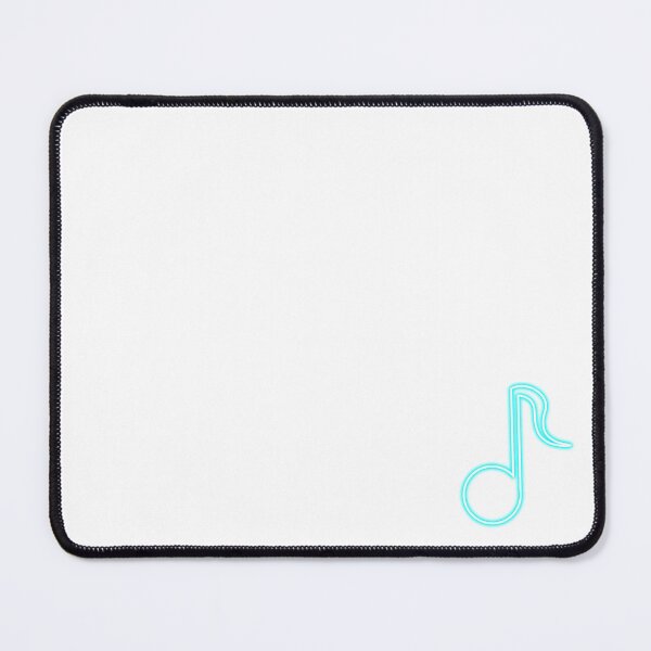 Item preview, Cyan Eighth Note Neon Sign Sticker designed and sold by 1701-Z.