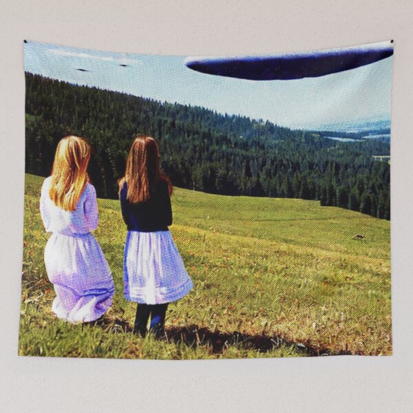 Item preview, A beautiful summer day and a UFO | retro aesthetic  designed and sold by spinolator.