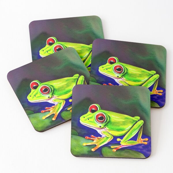 Item preview, Frog Watercolor designed and sold by SquishStitches.