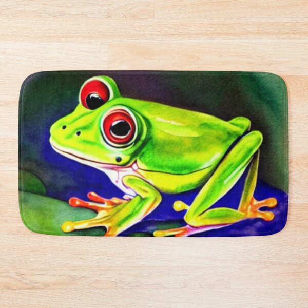 Item preview, Frog Watercolor designed and sold by SquishStitches.