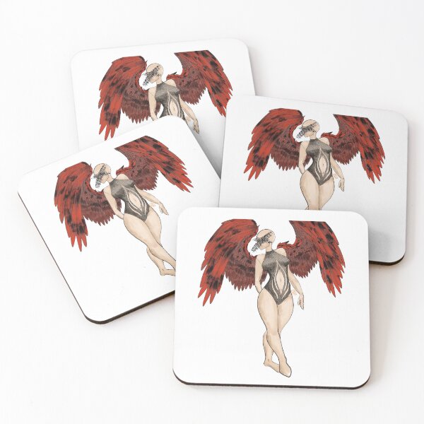 Item preview, The Red Winged Angel designed and sold by ArtNerds22.