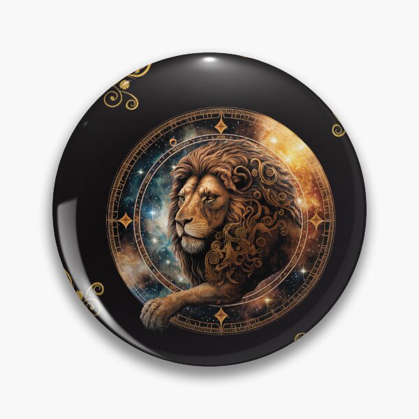 Item preview, LEO ZODIAC SIGN ON BLACK AND WITHOUT FONT designed and sold by ORIGENcreate.