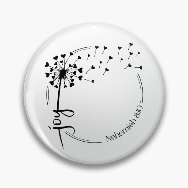 Item preview, Christian Dandelion design - joy - Nehemiah 8:10 designed and sold by simplydesignart.