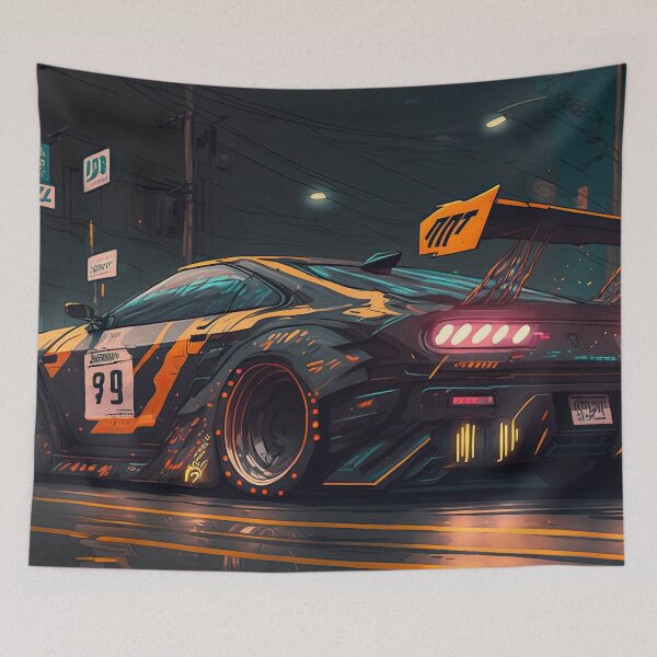 Item preview, Concept Sports Car in the Street of Tokyo designed and sold by ultra-cool.