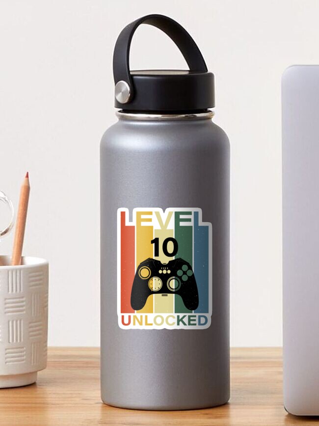 Level 10 Unlocked Stickers for Sale