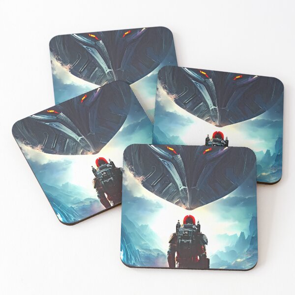 Item preview, Human/Alien War - First Contact - AI Generated Sci Fi Concept Art -  designed and sold by AfroMatic.