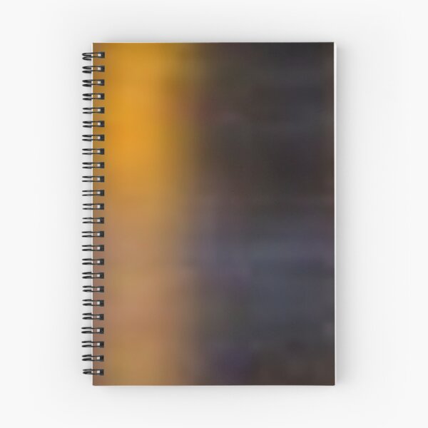 Item preview, Abstract Gold and Black Reflection on Water at Night HD Blur Orange Grey Violet Blue designed and sold by kattakitty.