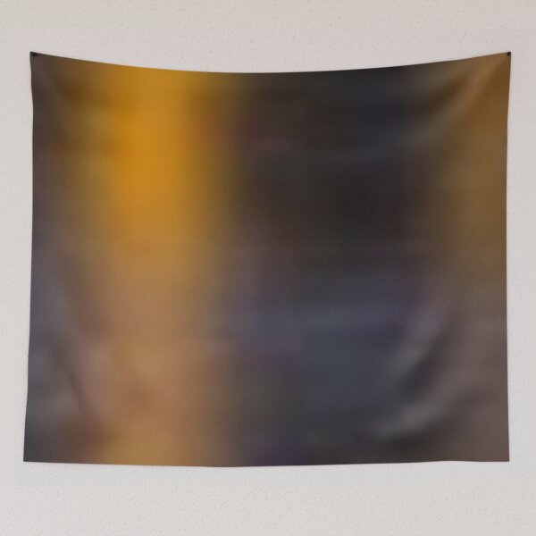 Item preview, Abstract Gold and Black Reflection on Water at Night HD Blur Orange Grey Violet Blue designed and sold by kattakitty.