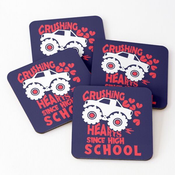 Item preview, Crushing hearts since high School, Funny Valentines Day Quotes designed and sold by Sunnyhova.