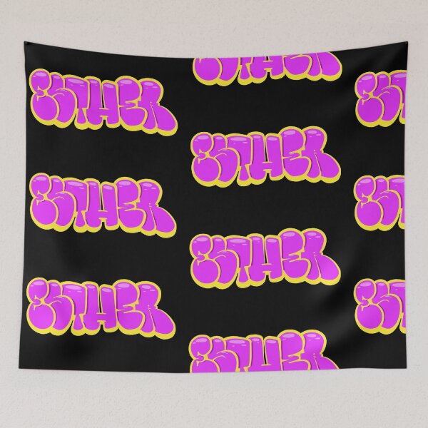 Item preview, Pink Esther Name Tag  designed and sold by ArtByNabes.