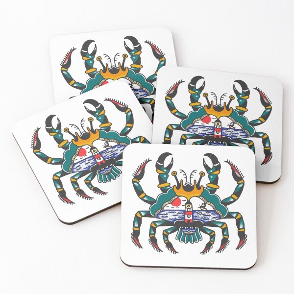 Item preview, Traditional crab tattoo designed and sold by Jscho-ink.