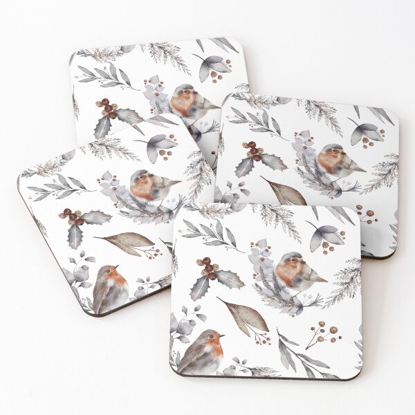 Item preview, Watercolour bird patten designed and sold by silan-chen-art.